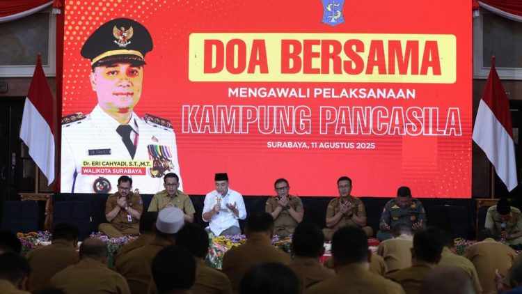Pemkot Surabaya Luncurkan 1.360 Kampung Pancasila untuk Tingkatkan Gotong Royong dan Kesejahteraan