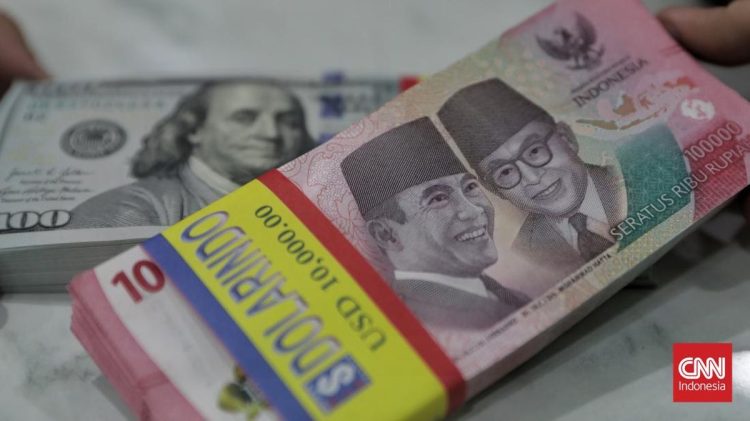 Rupiah Melemah ke Rp16.292 per Dolar AS Jelang Akhir Pekan