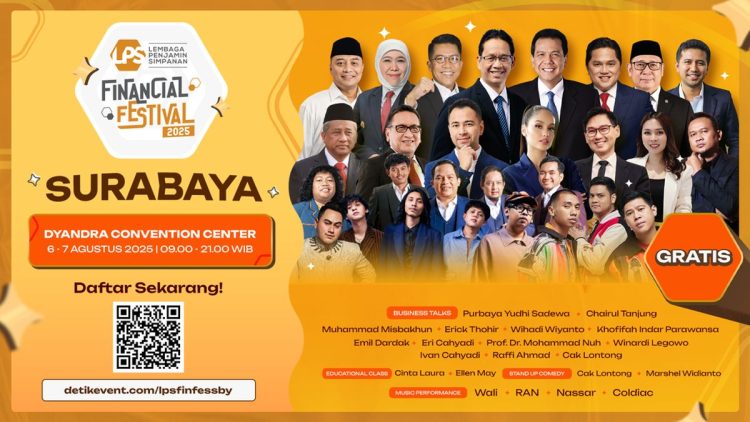 RAN dan Wali Akan Memeriahkan Panggung Festival Keuangan LPS 2025