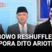 Prabowo Lakukan Reshuffle Kabinet, Dito Ariotedjo Diganti sebagai Menpora