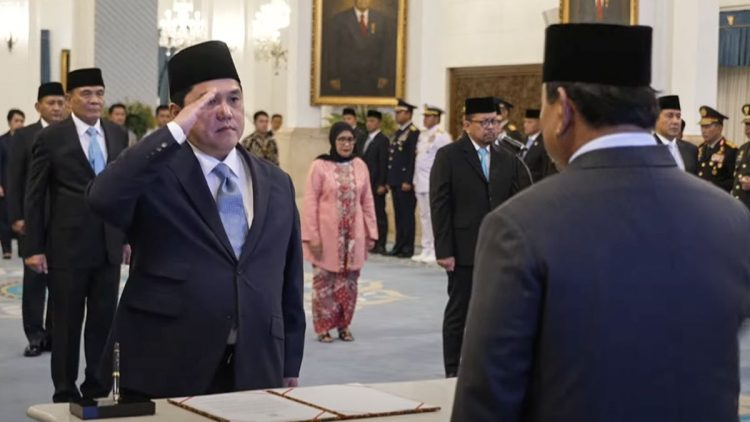 Kena Reshuffle, Erick Menjawab Isu Penggabungan Kementerian BUMN dengan Danantara