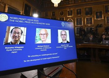 Kerangka Logam-Organik Membawa Tiga Ilmuwan Raih Nobel Kimia 2025