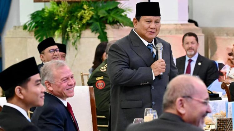 Prabowo Bahagia Dikenal Sahabatnya Raja Yordania Abdullah II