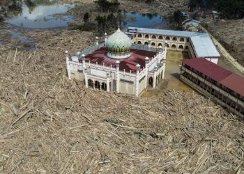 Masjid di Aceh Tamiang Terjebak Kayu Gelondongan, Gambaran Banjir dan Dampak Deforestasi