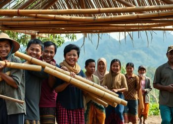 Gotong Royong Semesta di Desa Dalung Balu Tingkatkan Kesadaran Lingkungan dan Kelestarian Alam