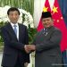 Prabowo Diterima Ketua MPR China di Istana Merdeka