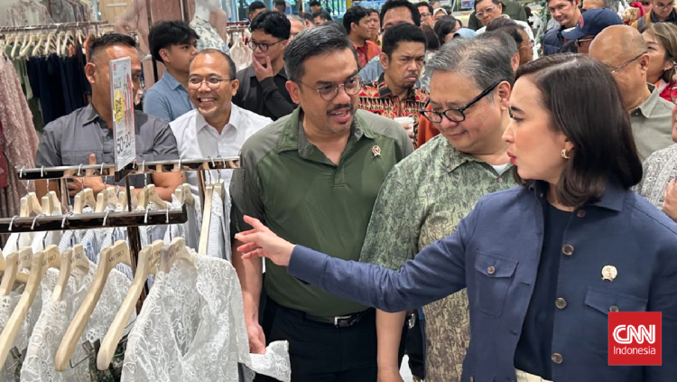 Airlangga dan Maman Abdurrahman Tinjau Penjualan Akhir Tahun di PIM