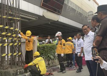 Monorel Jalan Rasuna Said Jaksel Mulai Dibongkar, Pemprov DKI Jamin Jalan Tetap Terbuka