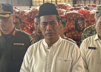 Mentan Sita 123 Ton Bawang Bombai Ilegal di Semarang