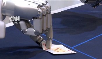 Robot Humanoid Tunjukkan Kemampuan Main Kartu di Ajang CES 2026